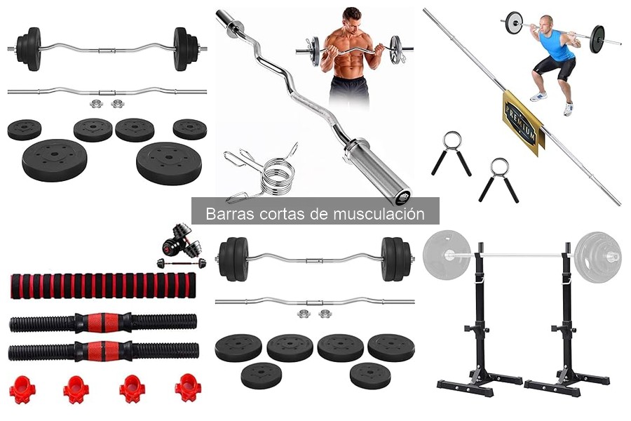 Accesorios para mejorar el uso de barras cortas de musculación