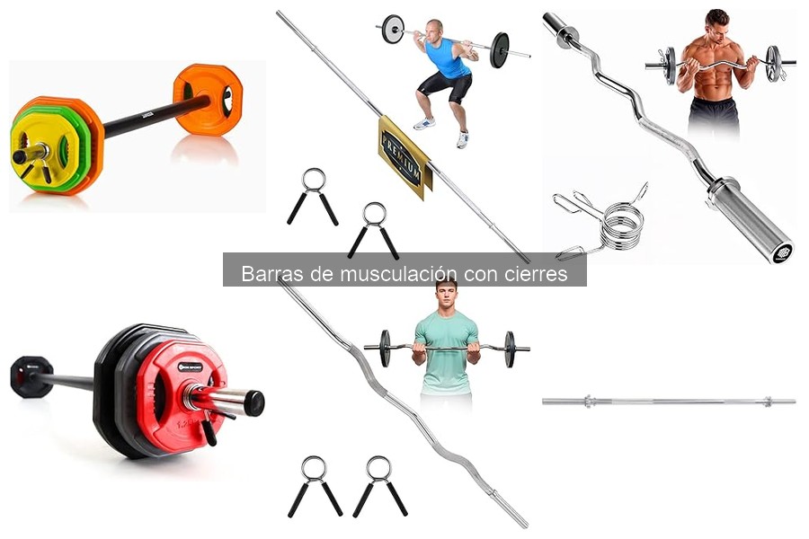 Alternativas a barras de musculación con cierres para entrenar