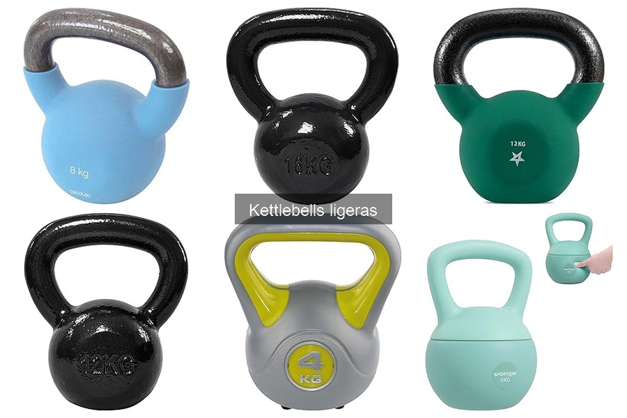 Alternativas a Kettlebells Ligeras para Ejercicios en Casa