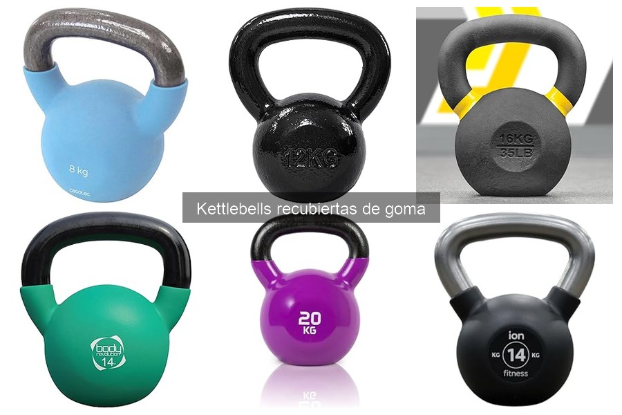 Alternativas a kettlebells recubiertas de goma para entrenar