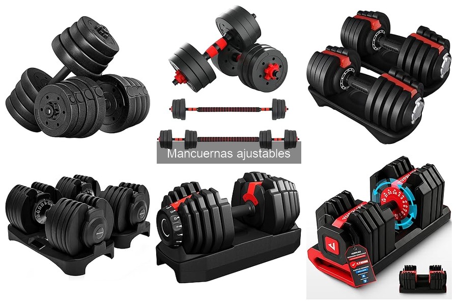 ** Alternativas a las mancuernas ajustables para entrenar en casa