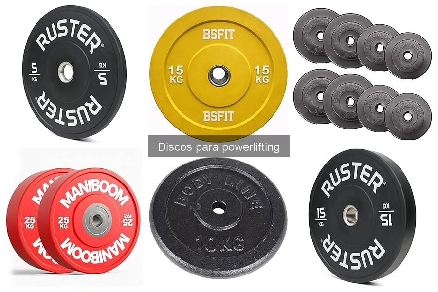 Alternativas a los discos de powerlifting para entrenar en casa