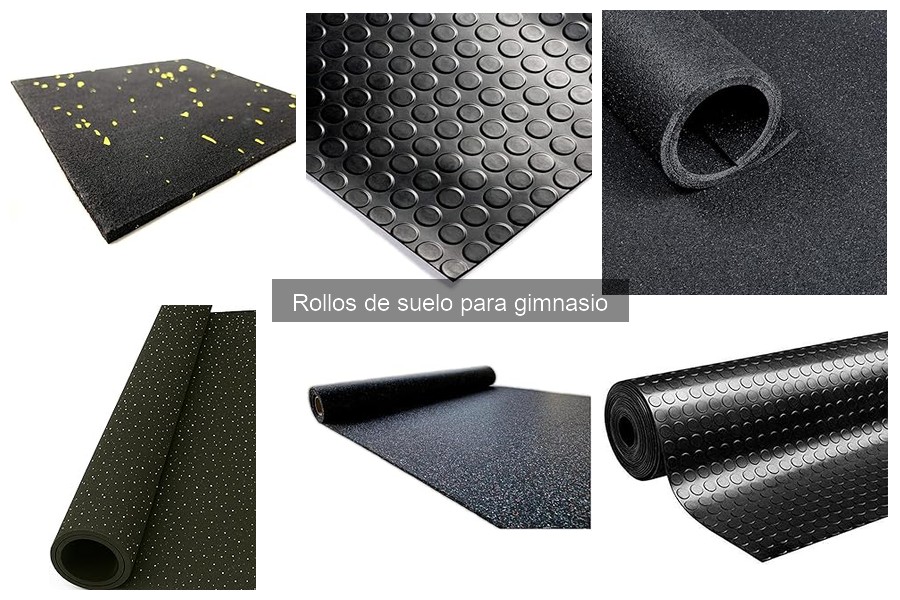 Alternativas a los rollos de suelo para gimnasio
