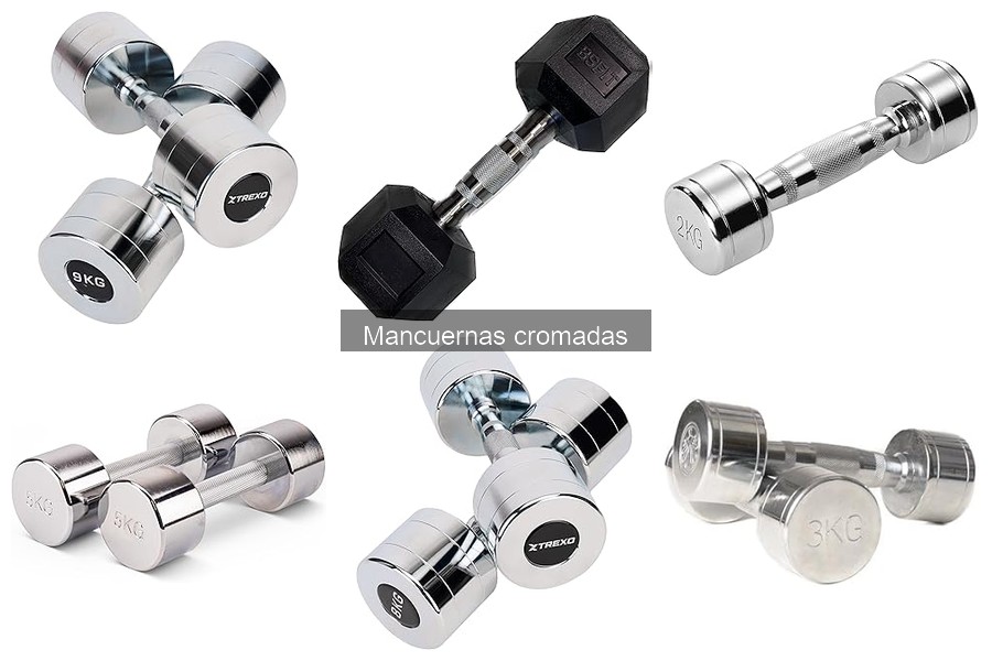 Alternativas a mancuernas cromadas para entrenar en casa