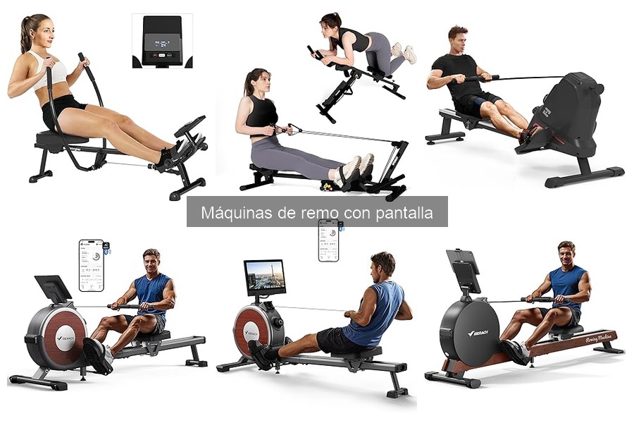 Alternativas a máquinas de remo con pantalla para casa