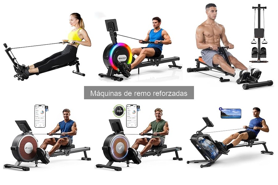 Alternativas a Máquinas de Remo Reforzadas para Entrenar en Casa