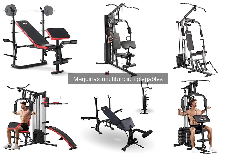 Alternativas a máquinas multifunción plegables para entrenar en casa