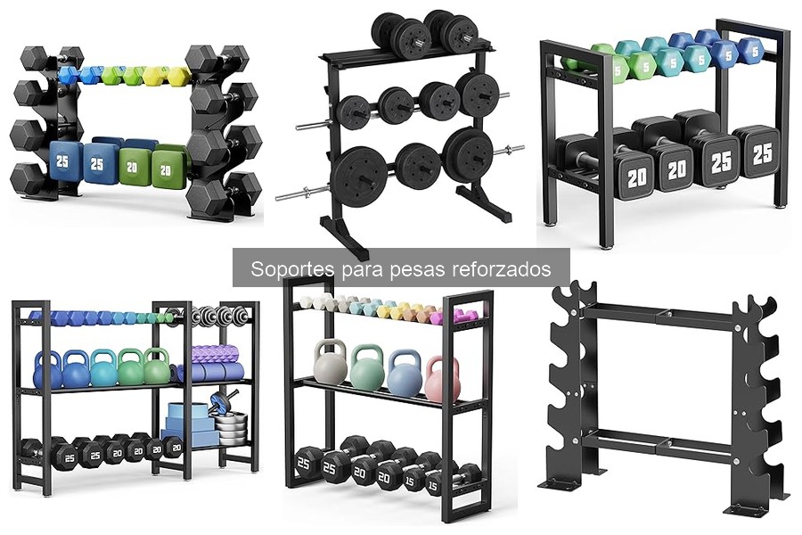 Alternativas a soportes para pesas reforzados en casa