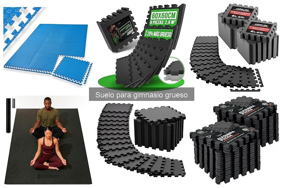 Alternativas al suelo grueso para gimnasio en casa