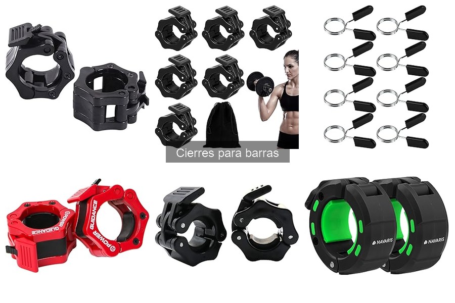 Alternativas innovadoras a cierres para barras de pesas