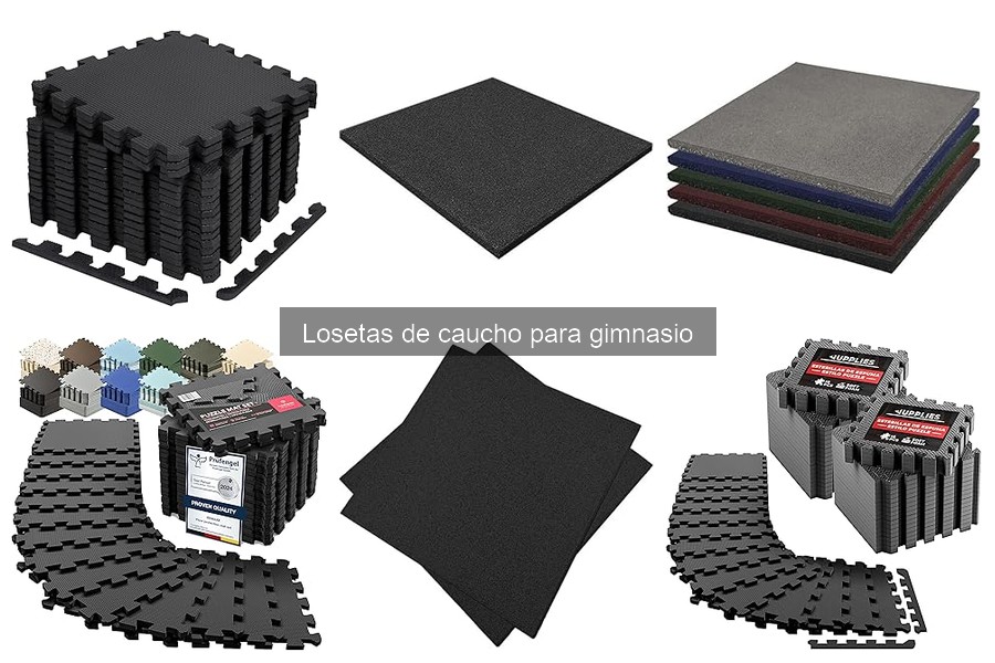 Beneficios de las Losetas de Caucho en Gimnasios en Casa