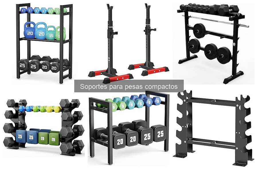 Beneficios de soportes para pesas compactos en casa