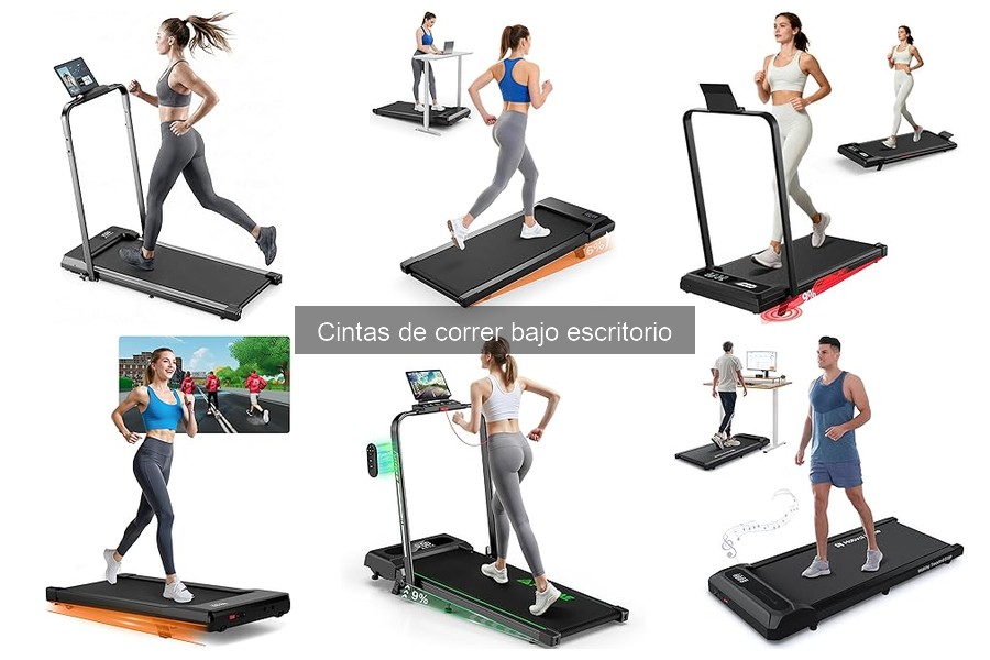 Cintas de correr bajo escritorio recomendadas para espacios pequeños