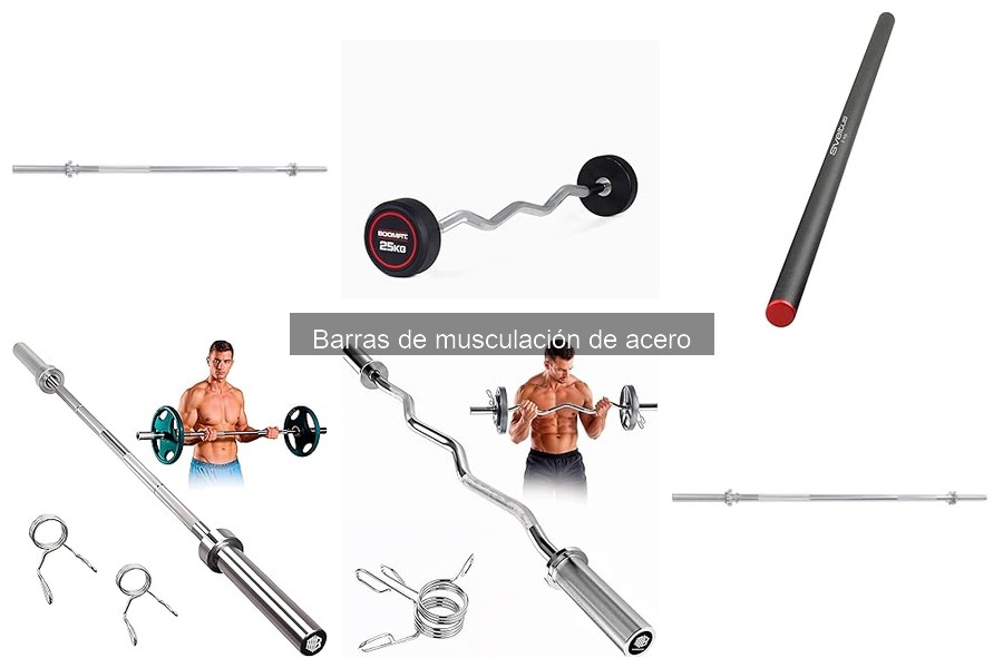 Cómo adaptar barras de musculación de acero para casa