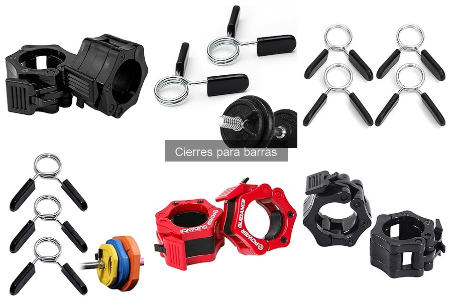 Cómo elegir cierres para barras según tu entrenamiento
