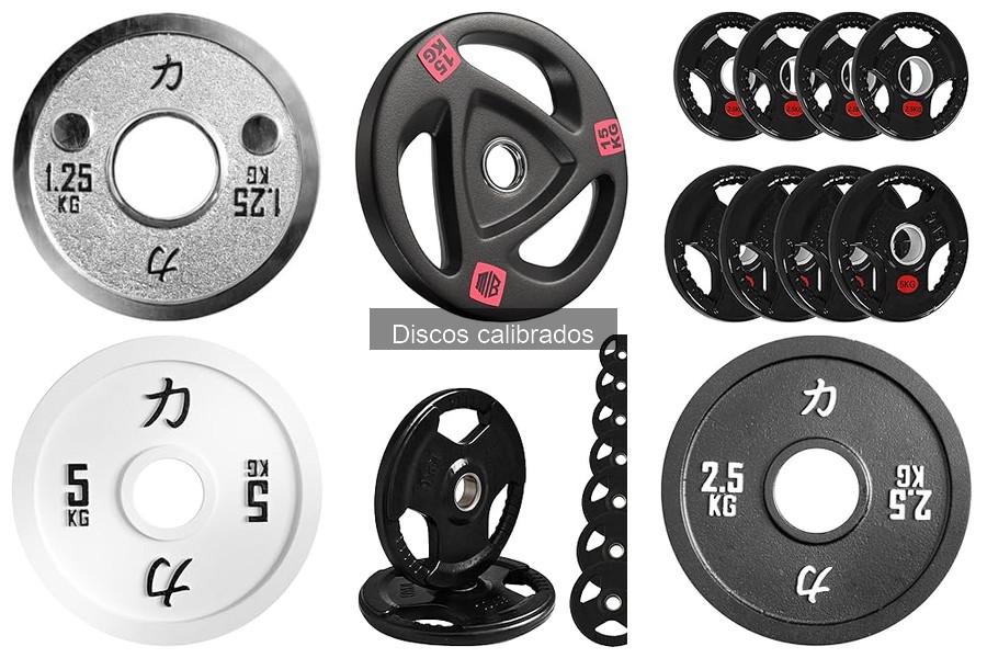 Cómo elegir discos calibrados para tu gimnasio en casa