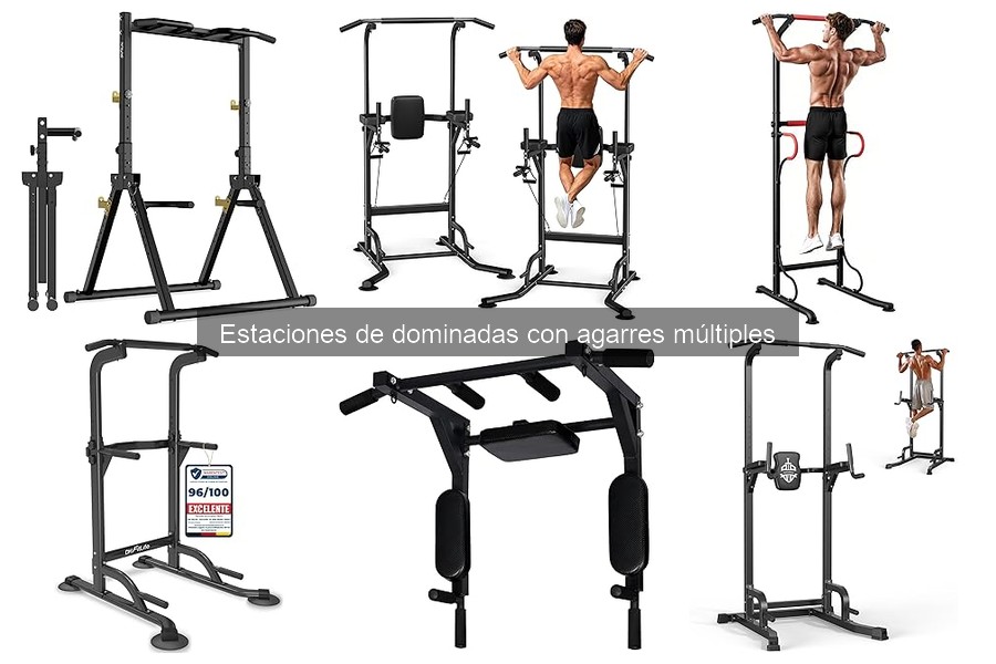 Cómo elegir la mejor estación de dominadas con agarres múltiples