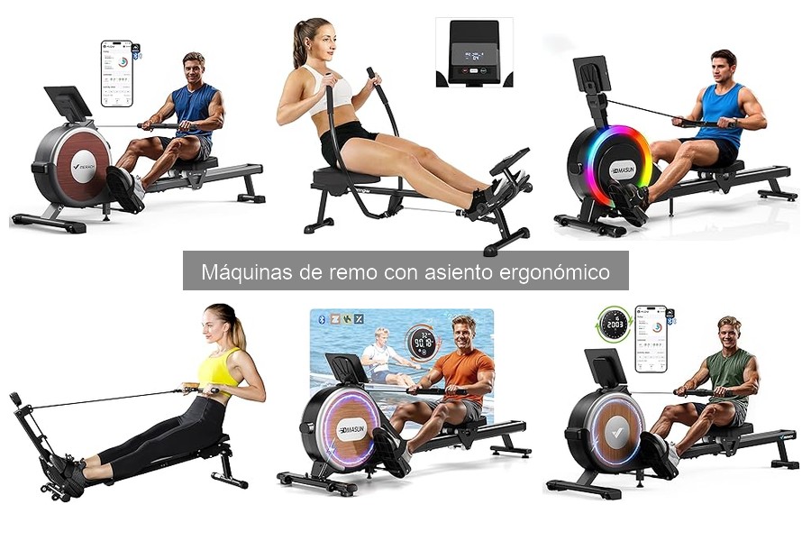 Cómo elegir la mejor máquina de remo con asiento ergonómico