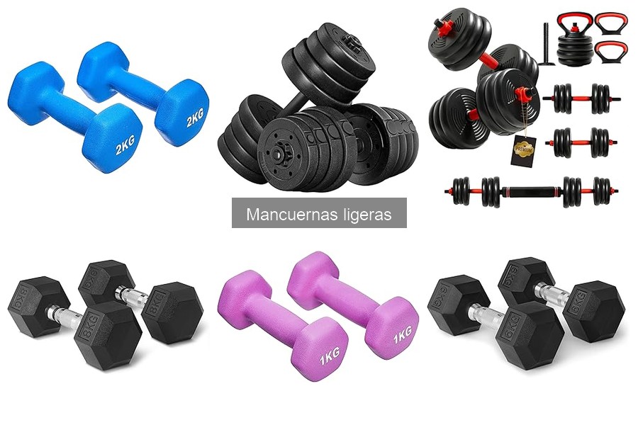 Cómo elegir las mancuernas ligeras adecuadas para ti
