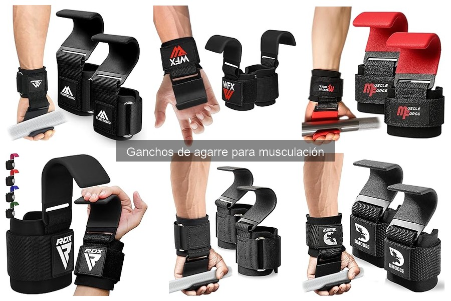 Cómo usar ganchos de agarre en el gimnasio: Guía práctica