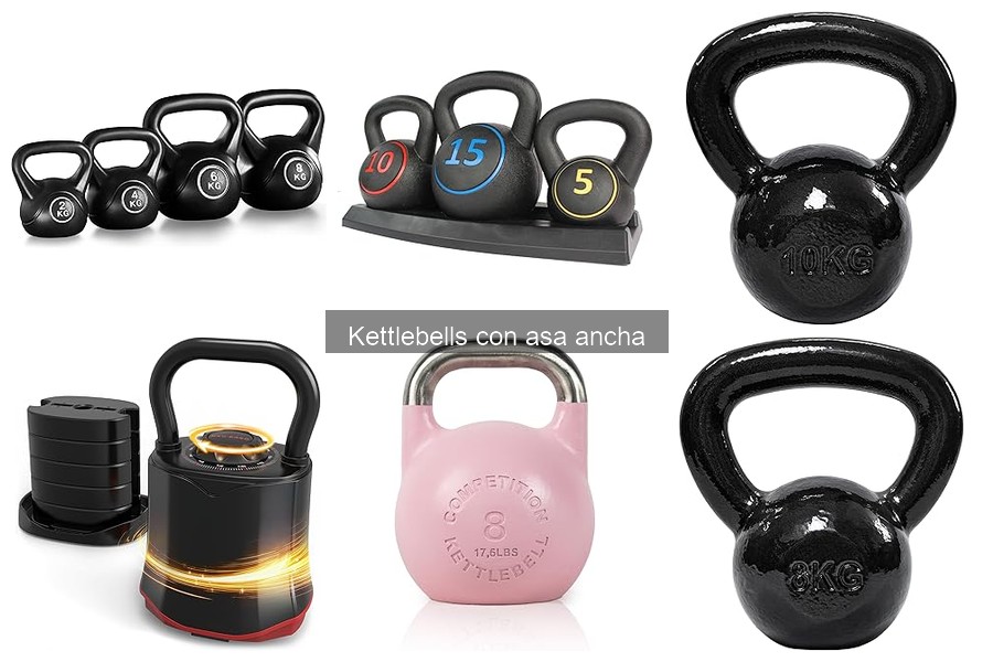 Cómo usar kettlebells con asa ancha para entrenar en casa