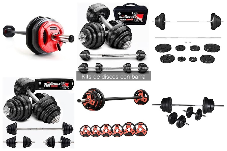 Cómo usar kits de discos con barra en entrenamiento funcional