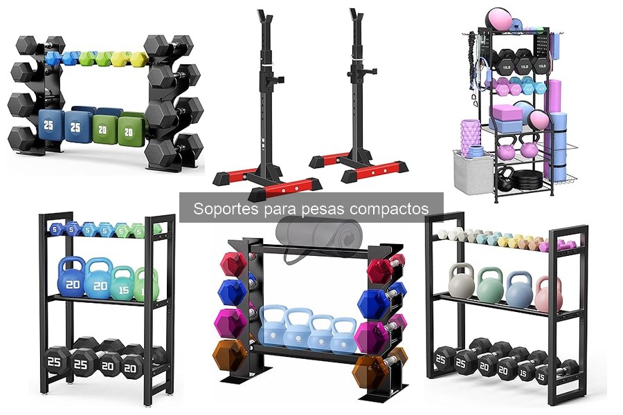 Cómo usar un soporte para pesas compactos eficazmente