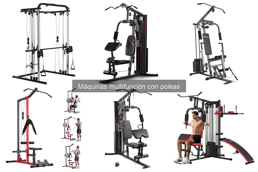 ** Cómo usar una máquina multifunción con poleas correctamente