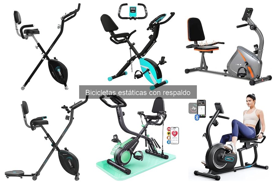 Comodidad de las Bicicletas Estáticas con Respaldo