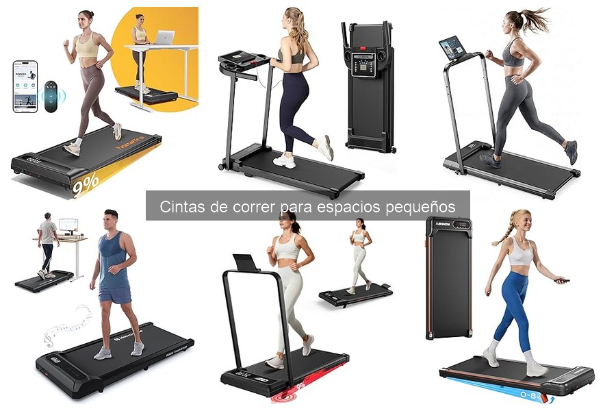 Comparativa de cintas de correr compactas para espacios pequeños
