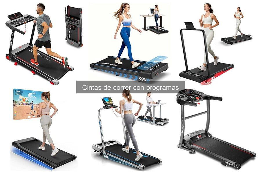 Comparativa de cintas de correr con programas: ¿Cuál elegir?