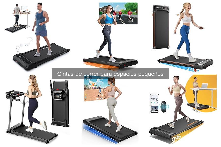 Comparativa de cintas de correr manuales y eléctricas para espacios pequeños