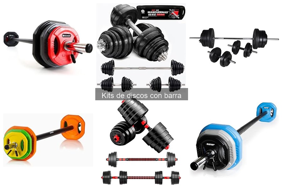 Comparativa de Kits de Discos con Barra: Mejores Marcas y Precios