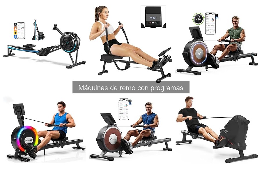 Comparativa de las Mejores Máquinas de Remo con Programas