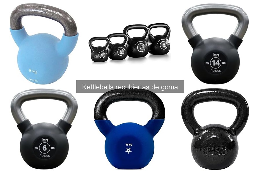 Comparativa de precios de kettlebells recubiertas de goma en Amazon