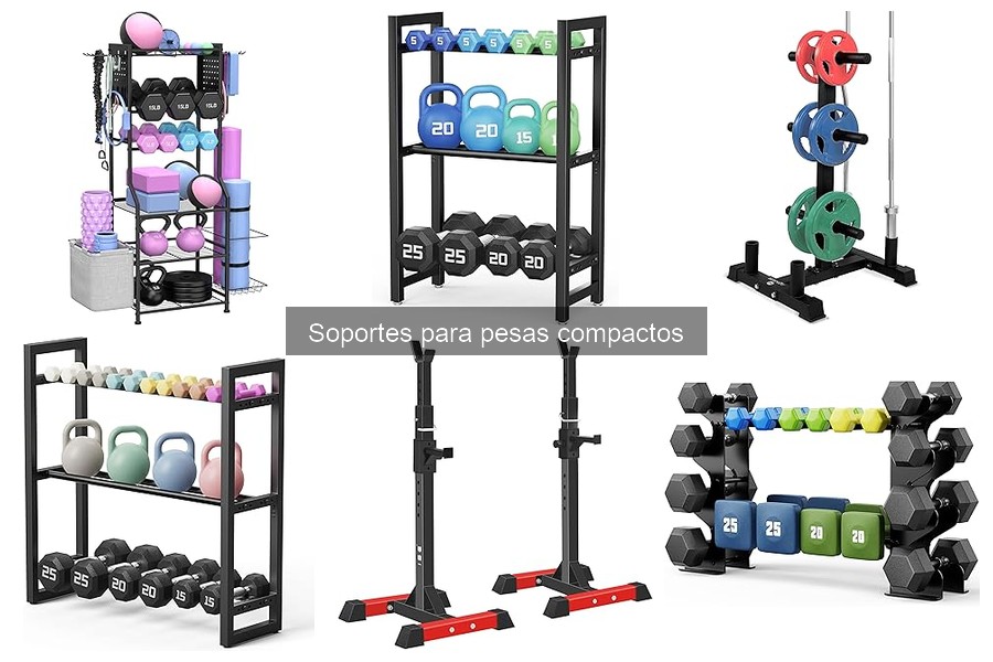 Comparativa de soportes para pesas compactos: marcas y modelos