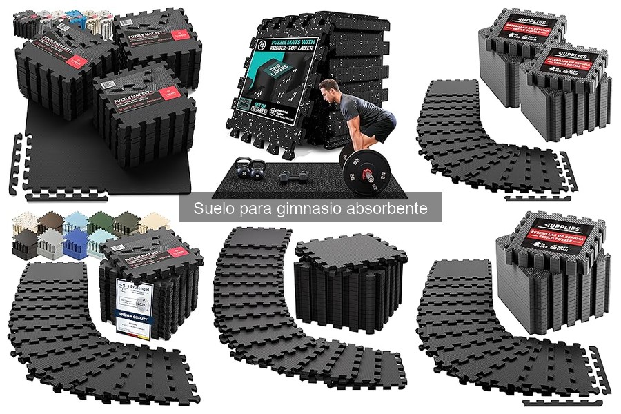 Comparativa de Suelos Absorbentes vs. Otros Tipos para Gimnasio