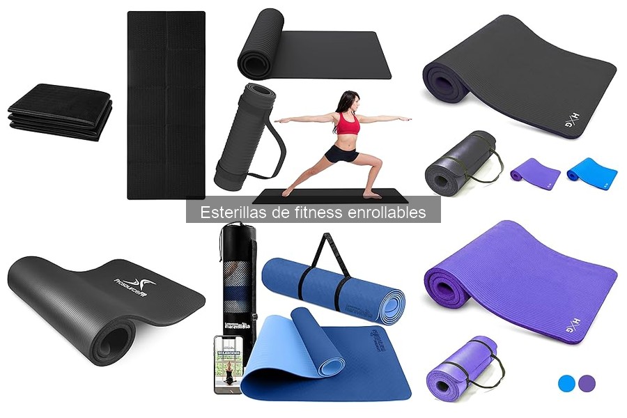 Comparativa: Esterillas de fitness enrollables vs. fijas