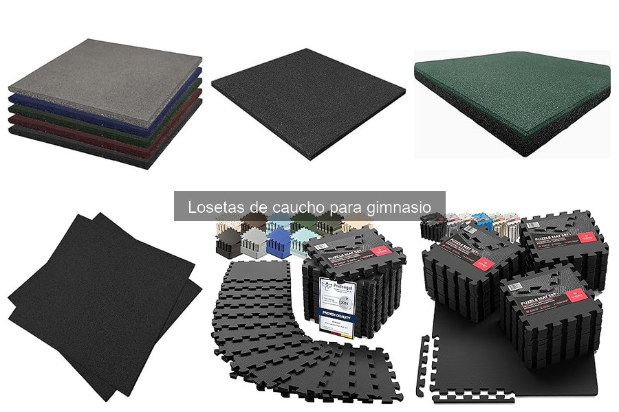 Comparativa: Losetas de Caucho vs. Otros Materiales para Gimnasio
