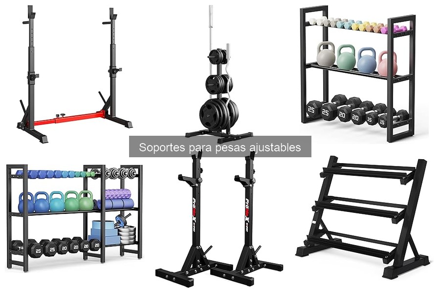 Comparativa: Soportes para pesas ajustables vs estantes convencionales