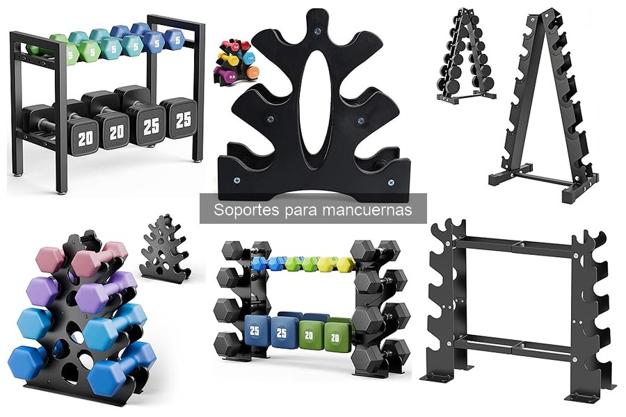 Compra soportes para mancuernas baratos y de calidad
