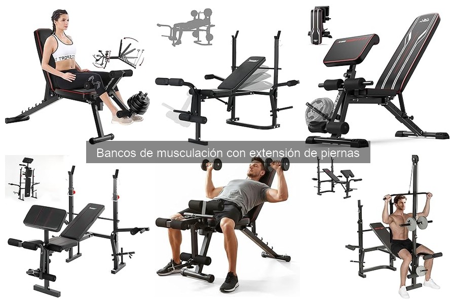Dónde comprar bancos de musculación con extensión de piernas