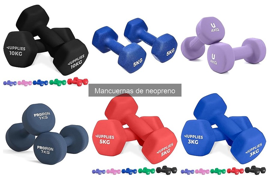 Dónde comprar mancuernas de neopreno a buen precio