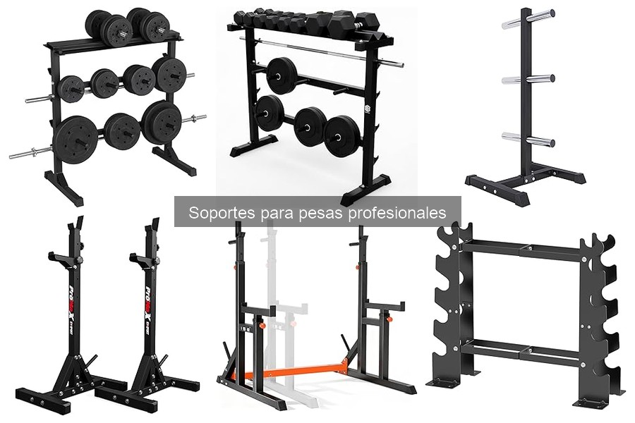 Dónde comprar soportes para pesas profesionales con descuentos