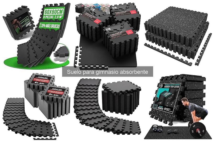 Dónde comprar suelos absorbentes para gimnasio en casa