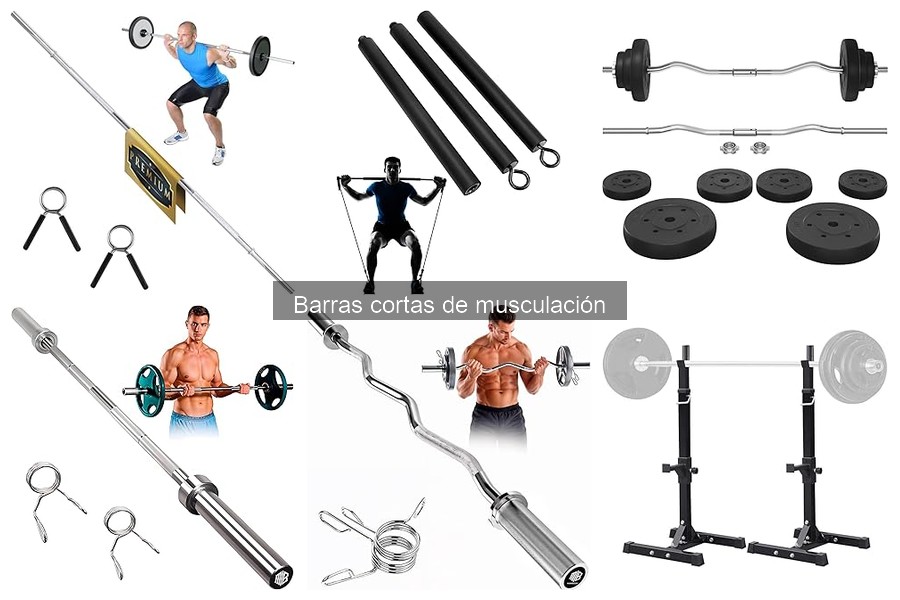 Ejercicios efectivos con barras cortas de musculación