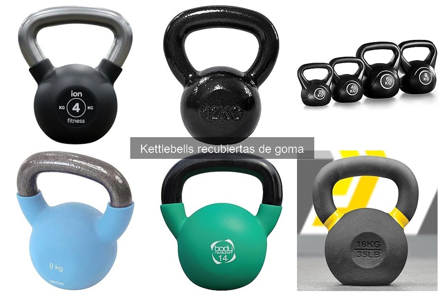Ejercicios Efectivos con Kettlebells Recubiertas de Goma