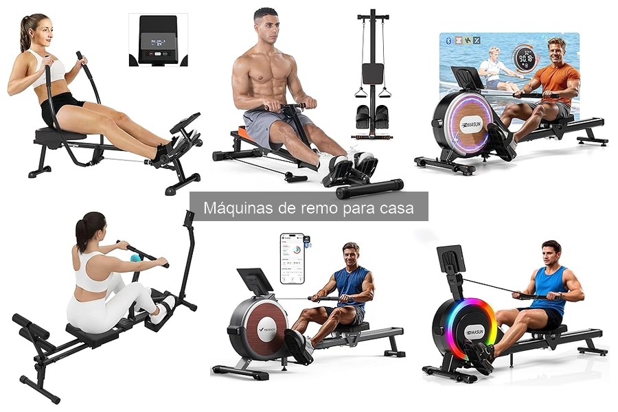 Ejercicios efectivos con máquinas de remo en casa