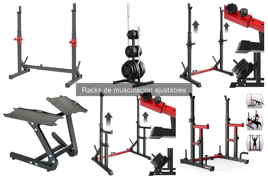 Ejercicios efectivos con rack de musculación ajustable