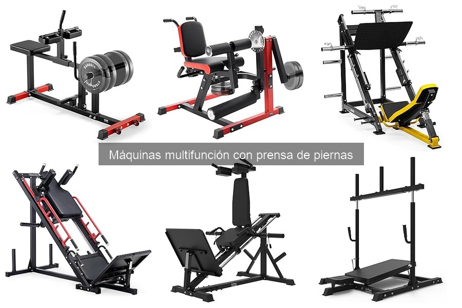 Ejercicios Efectivos para Máquina Multifuncional con Prensa de Piernas